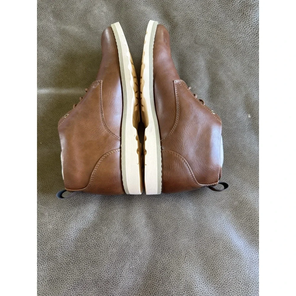 Madden NYC Hoffman Chukka Boot Lace Up Cognac‎ Mens Shoes Size 8 - New in Box